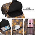 thumbnail image 4 of Sling Backpack,Halloween Pumpkins and Witch Hats Sling Bag with Water Bottle Holder,Waterproof Sling Bag for Men/Women with Headphone Jack for Hiking,Travel, 4 of 6