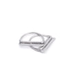 thumbnail image 4 of Soidarity 2 uds D anillo hebilla Hardware bolsas monedero Metal suministros accesorio cincha soldada cierre plata cinturón manija hombro Deportes acuáticos, 4 of 6