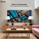 thumbnail image 3 of Cuadro Decorativo Canvas Abstracto Geometría Orgánica 120x60 Canvas Revolution, 3 of 3