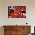 thumbnail image 2 of Red Room Harmony in Red by Henri Matisse Giclee Canvas Prints Wrapped Gallery Wall Art | Stretched and Framed Ready to Hang - 24" x 36", 2 of 4