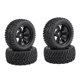 thumbnail image 4 of Juego de 4 neumáticos para coche RC, accesorios de goma, banda de rodadura todoterreno, esponja resistente al desgaste. Ruedas monolíticas, 4 of 8