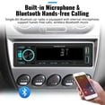 thumbnail image 2 of Radio manos libres Bluetooth UNITOPSCI Single DIN estéreo para coche, 2 of 9