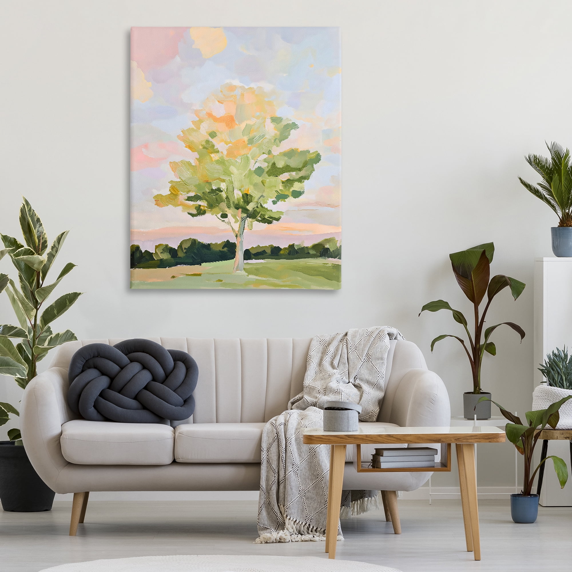 Stupell Industries Sunlit Tree Landscape Impression Canvas Wall Art, design by The Prints Vibe