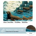 thumbnail image 2 of Sea Lion Non-Slip Polyester Door Carpet Bath Rugs Floor Mat Machine Washable, 2 of 6