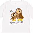 thumbnail image 4 of Inktastic Owl Always Love You Cute Owl Family Boys or Girls Long Sleeve Toddler T-Shirt, 4 of 5