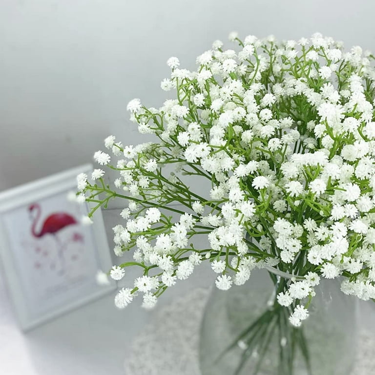 10Pcs Babys Breath Artificial Flowers, Gypsophila Real Touch
