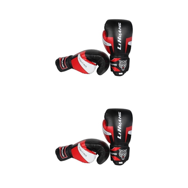 Guantes de entrenamiento de boxeo Sonducket 12oz negro 2piezas