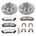 thumbnail image 3 of PowerStop Front Z36 Truck & Tow Carbon-Fiber Ceramic Brake Pad and Drilled and Slotted Rotor Kit Fits: FORD MAZDA Select Models K1857-36, 3 of 9