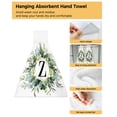 thumbnail image 3 of Easter Egg Rabbit Flower Hand-Painted Hand Towel Household Bathroom Microfiber Absorbent Towel Kitchen Hanging Cleaning Cloth, 3 of 6