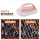 thumbnail image 5 of Cepillo de limpieza para parrillas con raspador y esponja | Cepillo resistente para parrillas de hierro fundido y acero inoxidable | Mango ergonómico para un fácil mantenimiento de la parrilla, 5 of 6