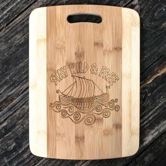 Stay Wild and Free - Viking - Cutting Board