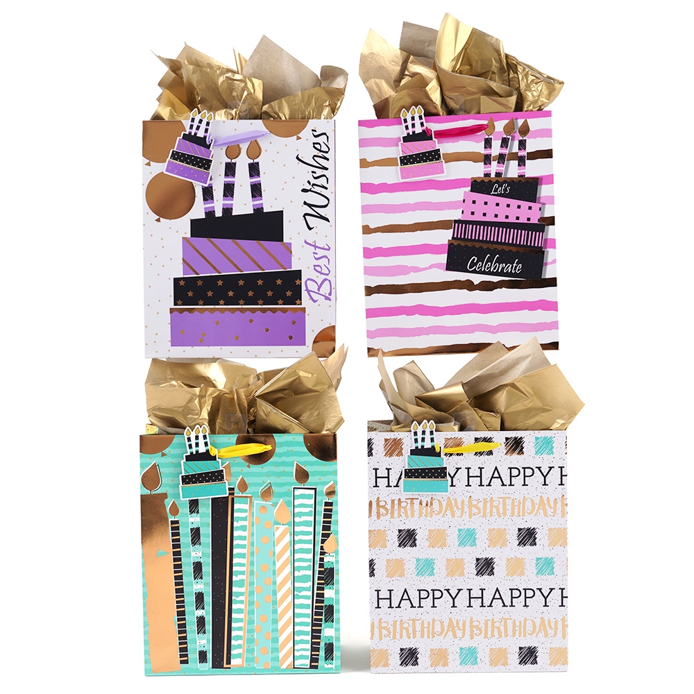 luxury gift bags with ribbon