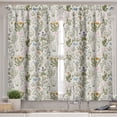 thumbnail image 2 of Ambesonne Floral Valance & Curtain, Vintage Garden Plants, 55"x24", Reseda Green Beige, 2 of 6