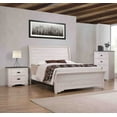 thumbnail image 6 of Xukmct 2 Drawers Beside Table with Handle, Wood Nightstand for Living Room, Bedroom, White+Gray, 6 of 7