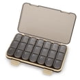 thumbnail image 6 of Kripyery 21 Grids/28 Grids Pill Organizer Moisture-proof Removable Plastic 7 Days Weekly Pill Case for Supplement, 6 of 8