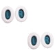 thumbnail image 2 of Almohadillas para los oídos Inteprter Cojines para auriculares cuero montadas en la cabeza Blanco+Azul 2Conjunto, 2 of 6
