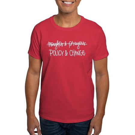 CafePress - Policy & Change Dark T Shirt - Men s Classic Cotton T-Shirts