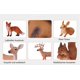 thumbnail image 3 of Figuras de animales 6 piezas Figuras de animales del bosque de plástico Figuras de ciervos, 3 of 5
