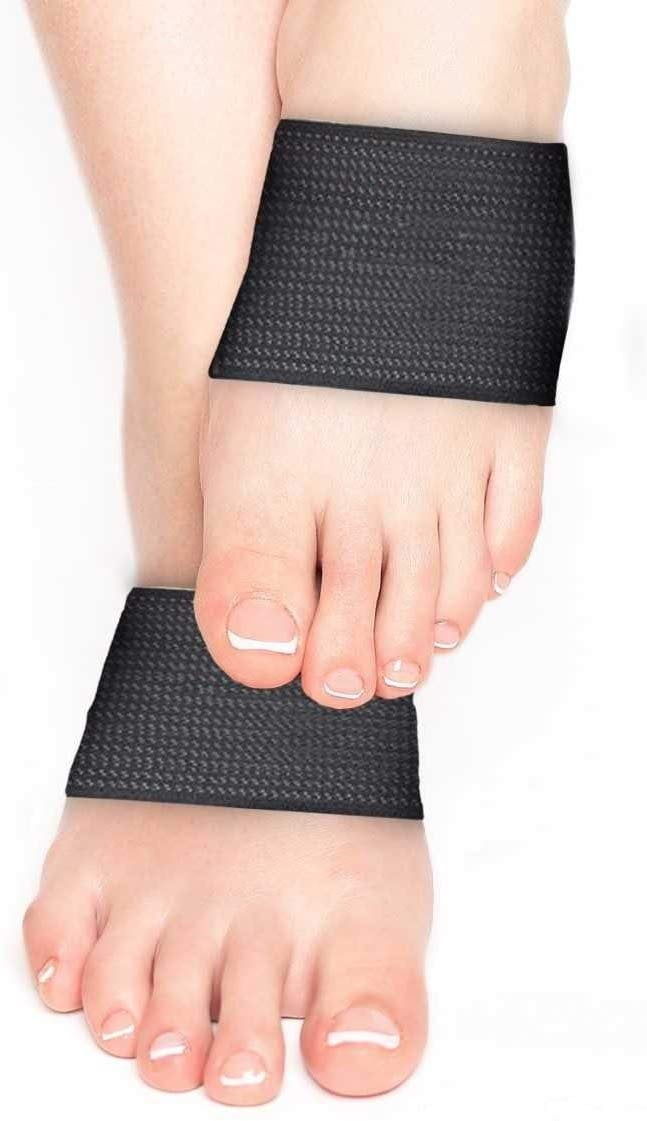 Plantar Fasciitis Arch Support Braces with Copper Compression Technology to Relieve Pain from Heel Spurs, Flat Arches and Foot Pain 1 Pair