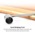 thumbnail image 2 of Stainless Steel Candle Snuffer Portable Reusable Hand Held Durable Washable Hand Held Long Handle Colorful Cover Snuffers Fire Wick Stopper Silver, 2 of 9