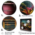 thumbnail image 3 of Designart "Urban Poetry In Graffiti Greenery III" Plants Floater Framed Wall Art Living Room, 3 of 5