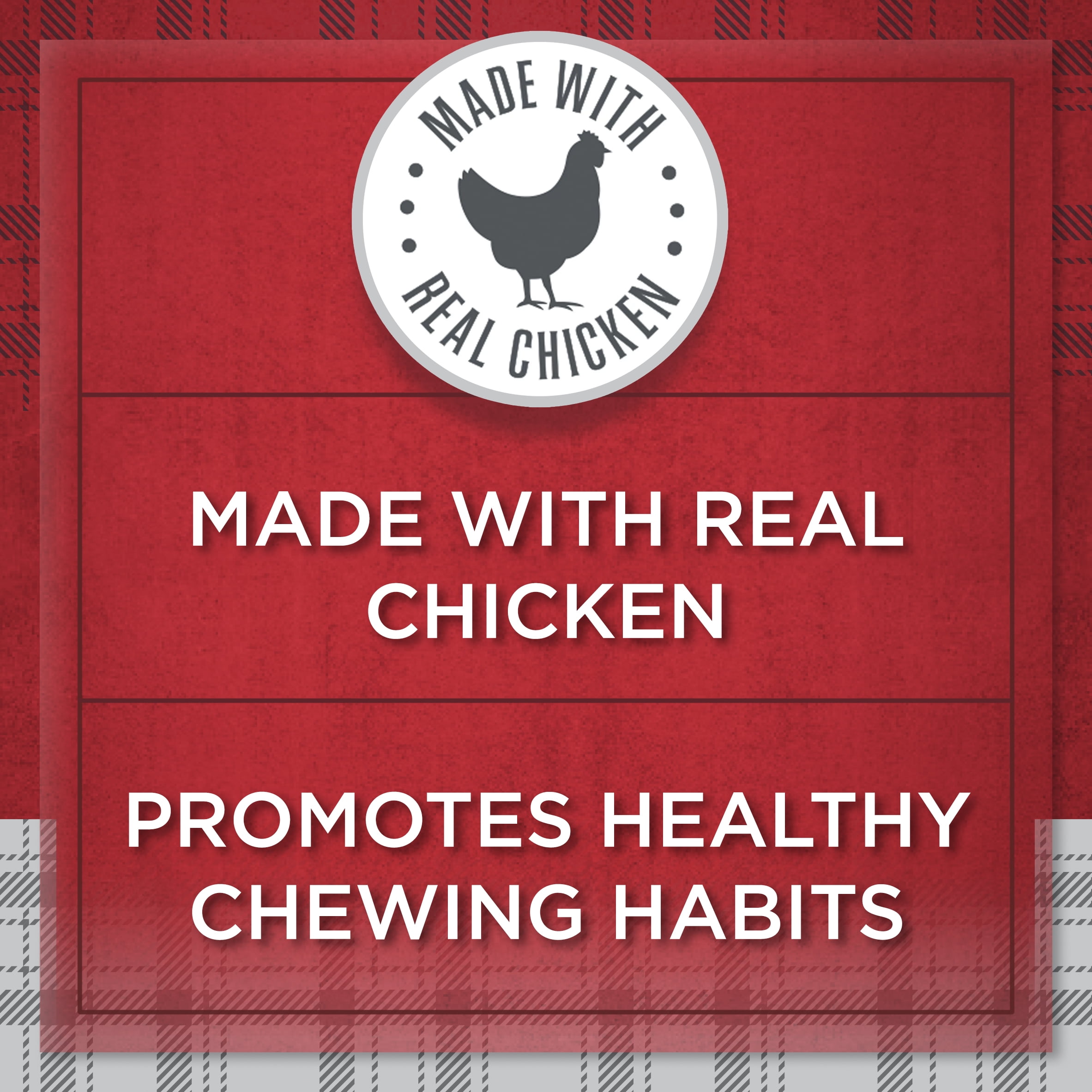Ol'Roy Rawhide Chicken Sticks, Dog Treats, Beefhide Twists Chicken Flavor 23.6 oz, 5 inch, 100 Count