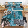 thumbnail image 1 of Outer banks Soft Sleep Safe Threaded Build Machine Ready Closure Duvet Cover Sets for Bedroom, 1 of 5