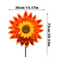 thumbnail image 6 of Sunflower Lawn Pinwheels Wind Spinners Large Windmill Pinwheel for Garden,Yard,Party Outdoor Decor (14x30in Sunflower Pinwheels), 6 of 8