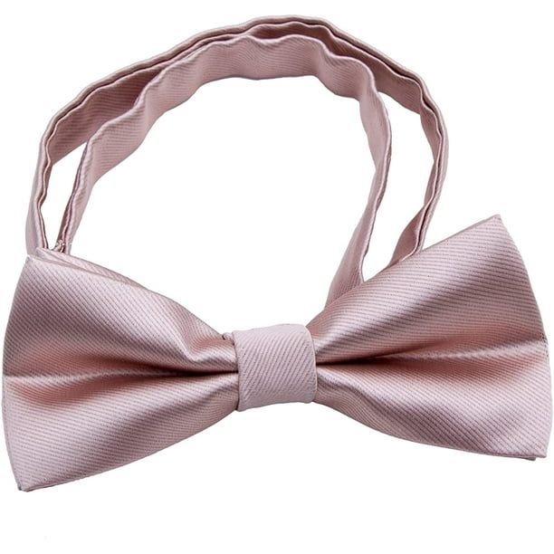 Classic Boys Bow Ties Wedding Formal Pretied Adjustable Silk Bow Tie
