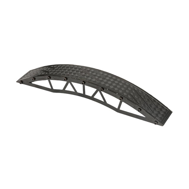 Puente Modelo Obstáculo para Coche RC Rampa para Escalar Accesorios de Simulación y Pista de Obstáculos en Acero Inoxidable Adecuado para Entrenamiento y Decoración de Escenas de negro