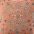 thumbnail image 5 of Better Homes & Gardens Block Print/Floral Florence Pillow Cover, Terracotta Clay 20x20 inch (1 Unit), 5 of 5