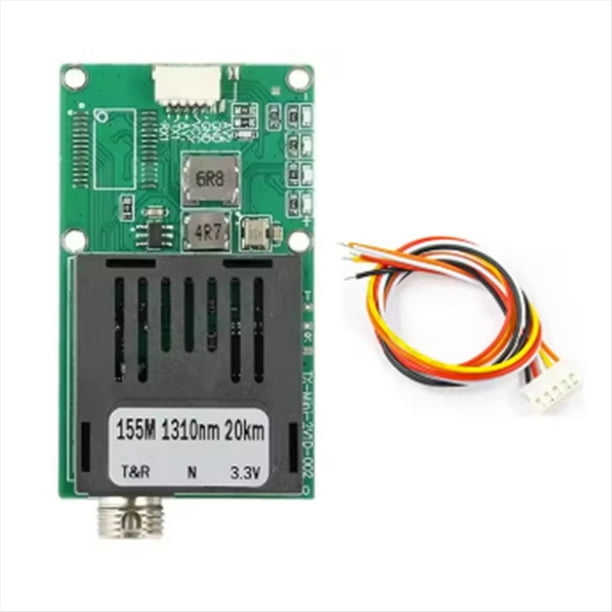 Convertidor de Fibra Monomodo FC/UPC Tx 1310 Nm, 1 Canal de Vídeo + UART, TTL y SBUS A Controlador Óptico, 0-20 Km