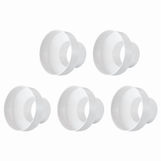 5X Ventilation Pipe Reducer Adapter Pipe Air Duct Adapter Pipe Connector for Inline Ventilation System(200-150mm)
