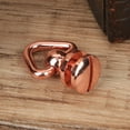 thumbnail image 4 of 4 Uds. De tornillos de anillo de Metal, tachuelas de cabeza redonda, remaches para uñas, picos giratorios, accesorios de Hardware para manualidades de cuero DIY, bronce púrpura, 4 of 7