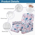 thumbnail image 5 of Xoenoiee Cherry Blossom Butterfly Print Recliner Slipcovers 4-Pieces Recliner Chair Covers Lazy Boy Chair Covers Stretch Recliner Couch Covers Fitted Non Slip Furniture Protector with Pocket, 5 of 7