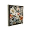 thumbnail image 4 of Stupell Industries Vintage Blossom Pattern Botanical & Floral Painting Gray Floater Framed Canvas Art Print Wall Art, 25 x 25, 4 of 10