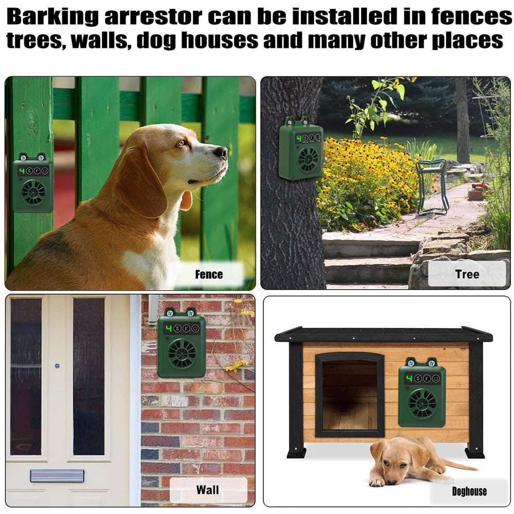 Gizayen 2020 New Upgrade Anti Barking Control Device Bark Stop Repeller Harmless Mini Deterrents Silencer for Dog,Green