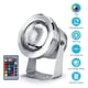 thumbnail image 2 of Focos LED RGB sumergibles, luces exteriores impermeables IP68, paquete de 2 con control remoto y cable de 12 V CC de 2 m, 2 of 5