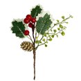 thumbnail image 1 of Nvzi 10 piezas de agujas de pino artificiales navideñas, tallos de pino artificiales para decoración de fiestas navideñas, coronas, arreglos, adornos para árboles, suministros para bodas, B, 1 of 3