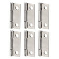 thumbnail image 1 of Kit de Charnières 1 Po, 10 Pcs Multifonctionnel pour Porte d'Armoire de Navire pour Coffre à Bijoux, 1 of 8