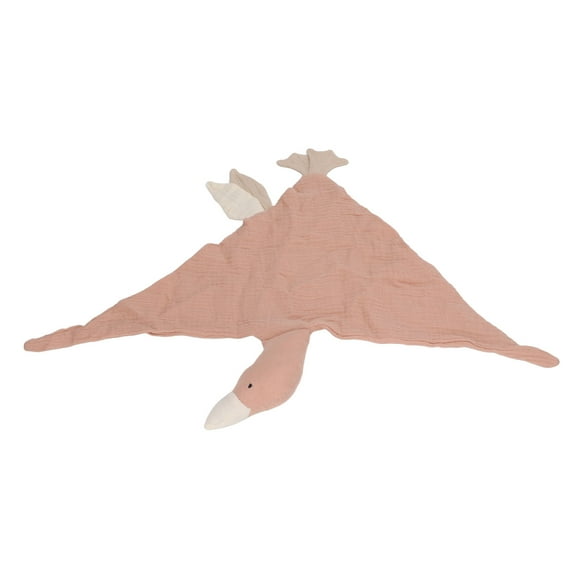 Soft Cotton Baby Goose Shaped Security Blanket For Newborn Infant Cute Breathable, Promotes Fine Motor Development, Multi Functional, Use As An Appease Toy