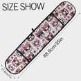 thumbnail image 3 of Dailycode Double Sided Oven Mitt with Loop Heat Resistant Kitchen Long Potholders 7" x 35" Cartoon Bulldog and Flower, 3 of 6