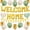 Golden green, variant on Welcome Home Decorations Green Gold,Gold Welcome Home Foil Balloon Banner with Sage Green White Heart Balloons Pennant Flag Bunting for Housewarming Baby Shower Home Family Party Supplies