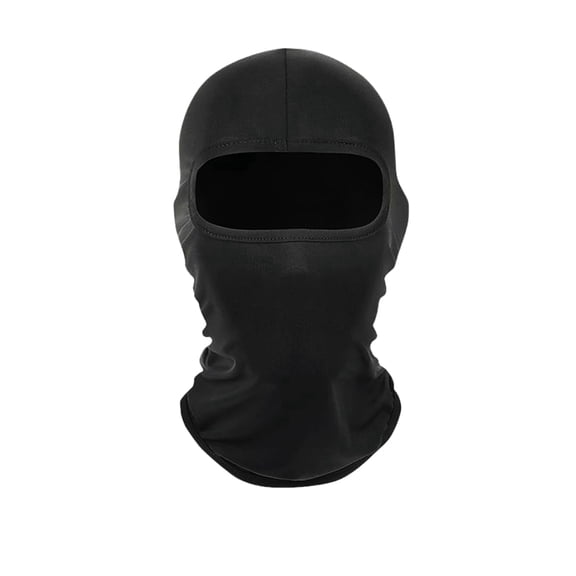 Black Balaclava Ski Mask Head Mask Full Face Mask Windproof Sun UV Protection Hood for Women Men
