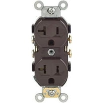 Leviton Commercial DUP OUTLT BRN