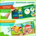 thumbnail image 3 of Libros Montessori de Actividades Quanquer - Animales de Granja Sensoriales para Niños de 1 a 3 Años, 3 of 8