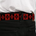 thumbnail image 4 of DC Comics Belt, Seatbelt Buckle Belt, Harley Quinn Diamond Blocks Red Black Red, 34 to 52 Inches, 4 of 9