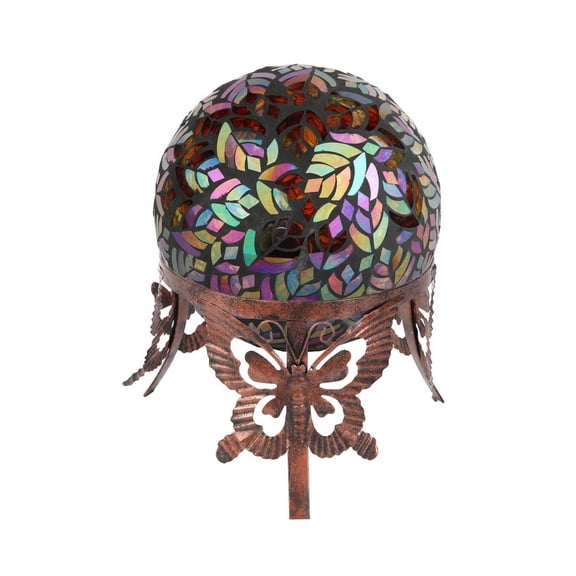 Metal Gazing Ball Stand for Garden Gazing Globes (Butterfly)