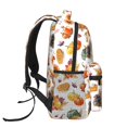 thumbnail image 3 of Disketp Thanksgiving Turkeys 1 Mochila Estampada para Hombre y Mujer – Mochila Ligera Clásica con Múltiples Bolsillos para Universidad, Trabajo y Viajes-One Size, 3 of 5