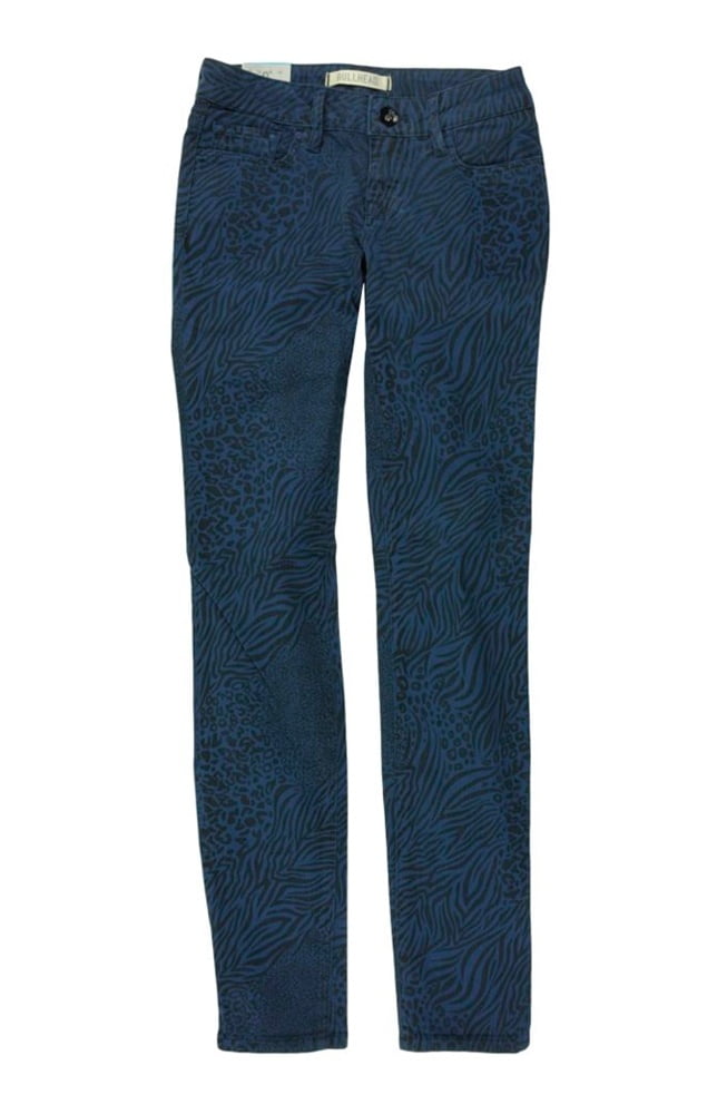 Bullhead Denim Co. - Bullhead Denim Co. Womens Low Rise Animal Skinny Fit Jeans, Multicoloured 